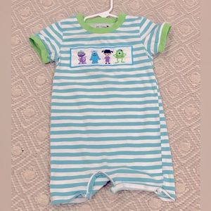 Boys’ Monsters Romper | 3T | MK Boutique